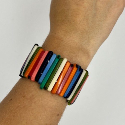 Bracelet fin multicolor